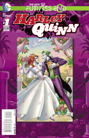 Harley Quinn Futures End #1 (Standard Lenticular Cover)