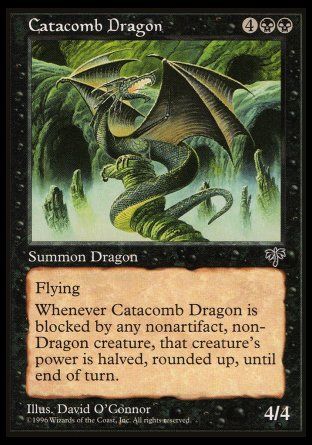 Catacomb Dragon (Mirage) Trading Card