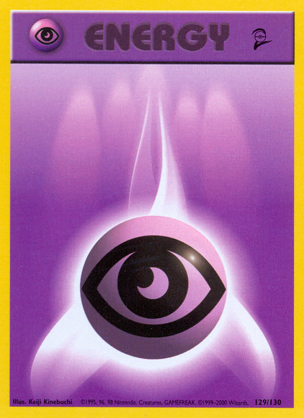 Psychic Energy (129/130) - Base Set 2 Pokémon Card