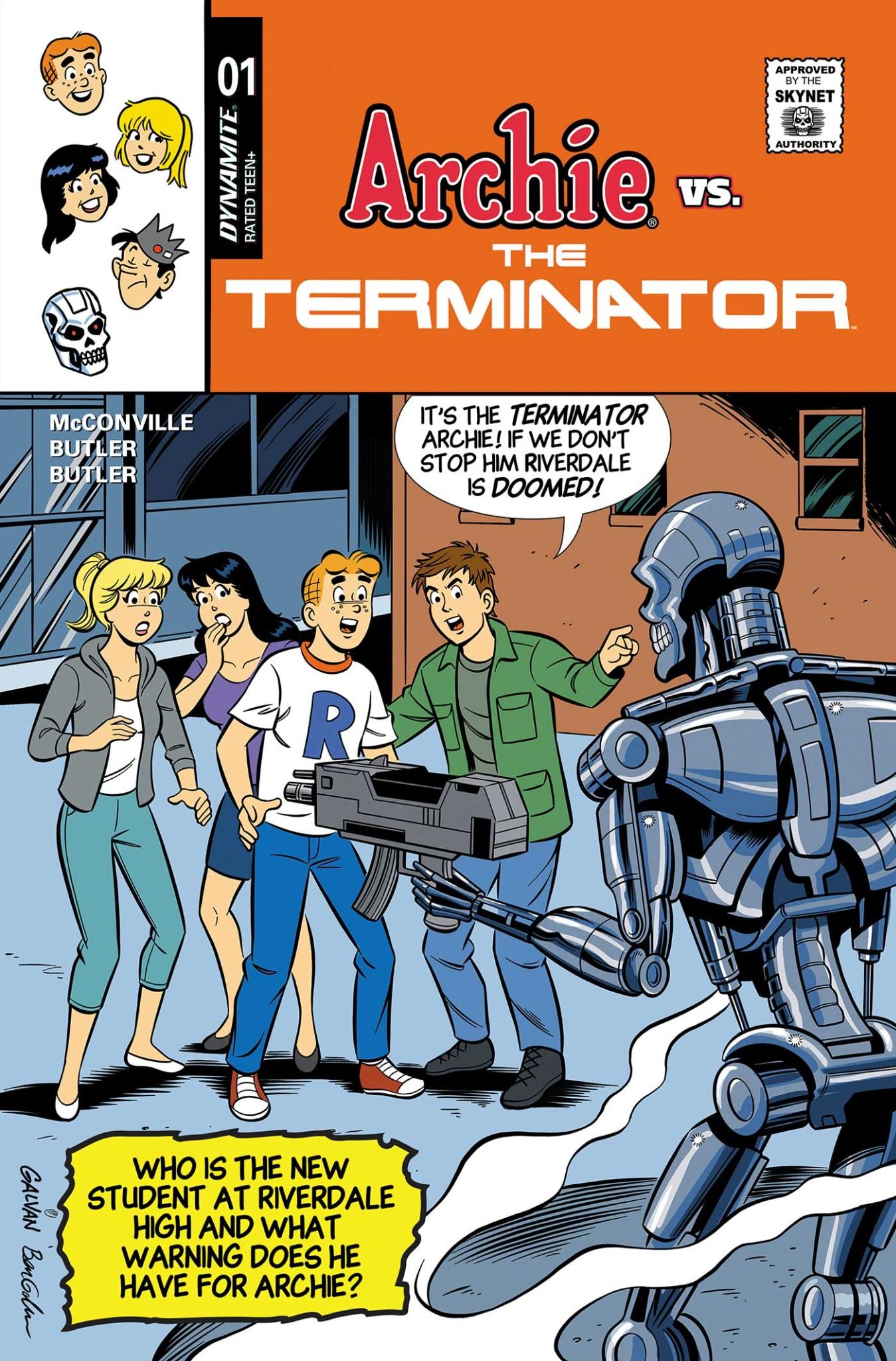 Archie Vs The Terminator #1 (Cvr D Bill Galvan Variant) Comic