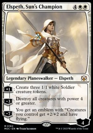 Elspeth, Sun's Champion (March of the Machine Commander Decks)