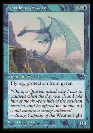 Cerulean Wyvern (Mirage) Trading Card