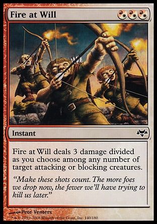 Fire at Will (Eventide) Trading Card