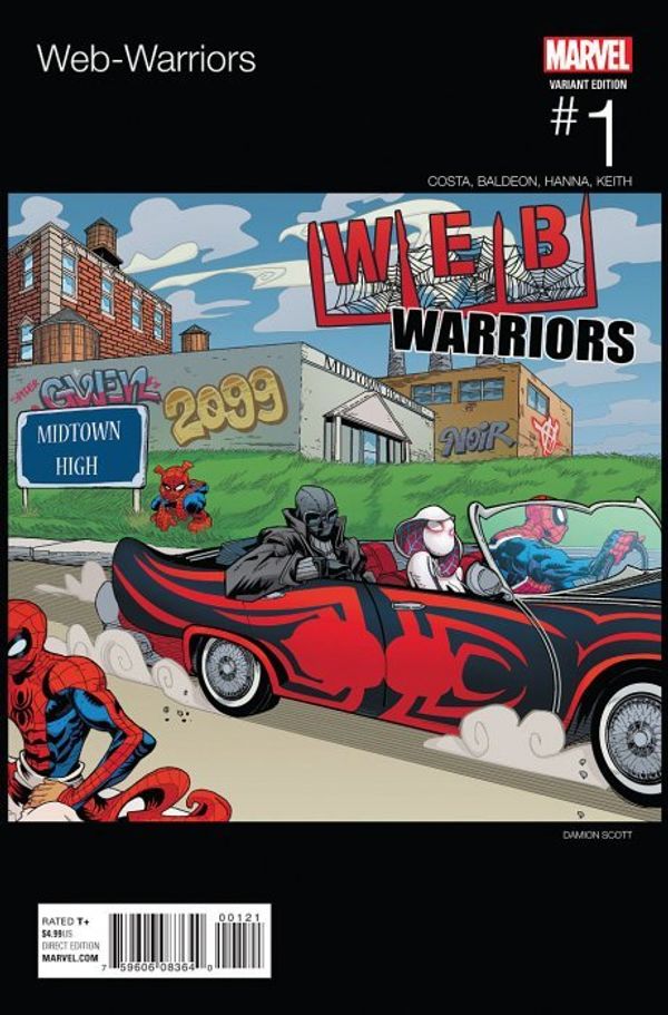Web Warriors #1 (Scott Hip Hop Variant)