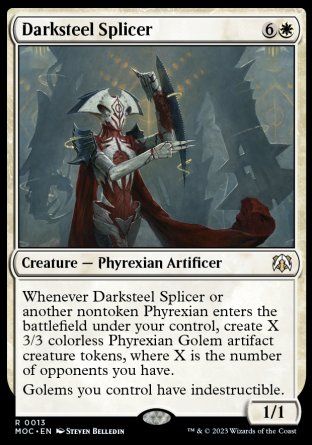 Darksteel Splicer (March of the Machine Commander Decks) Trading Card