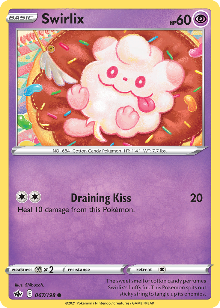 Swirlix (67/198) - Chilling Reign Pokémon Card