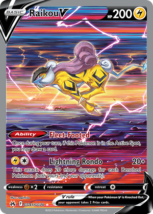 Raikou V (GG41) - Crown Zenith Galarian Gallery