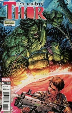 The Mighty Thor #704 (Hulk Variant Leg)