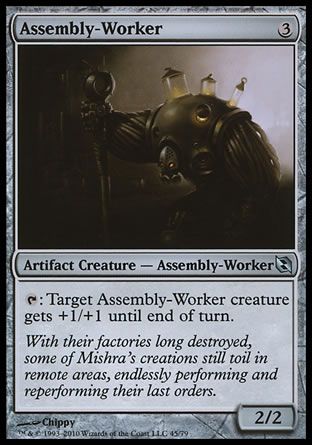 Assembly-Worker (Elspeth vs. Tezzeret) Trading Card