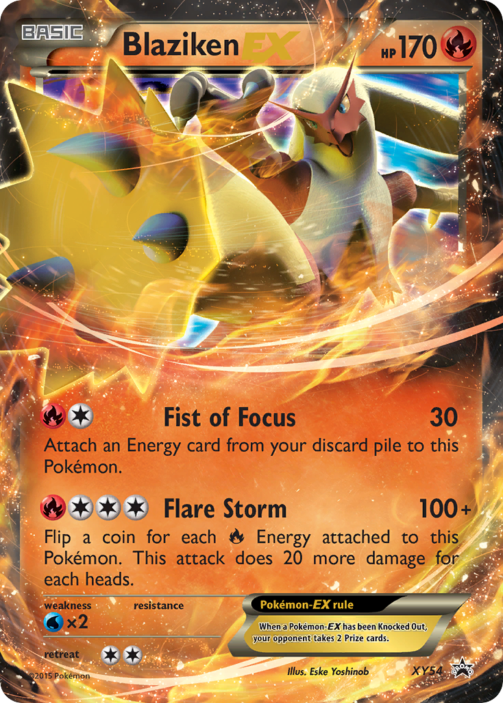 Blaziken EX (XY54) - XY Black Star Promos Pokémon Card