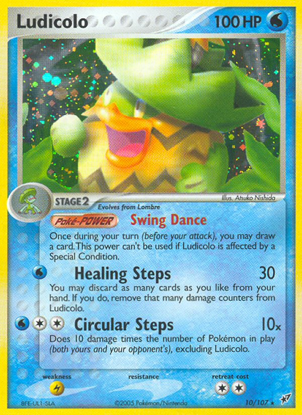 Ludicolo (10/107) - Deoxys Pokémon Card