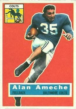 Alan Ameche 1956 Topps #12 Sports Card