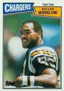 Kellen Winslow 1987 Topps #343 Sports Card