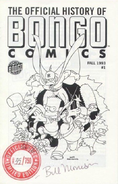 Official History of Bongo Comics Comic