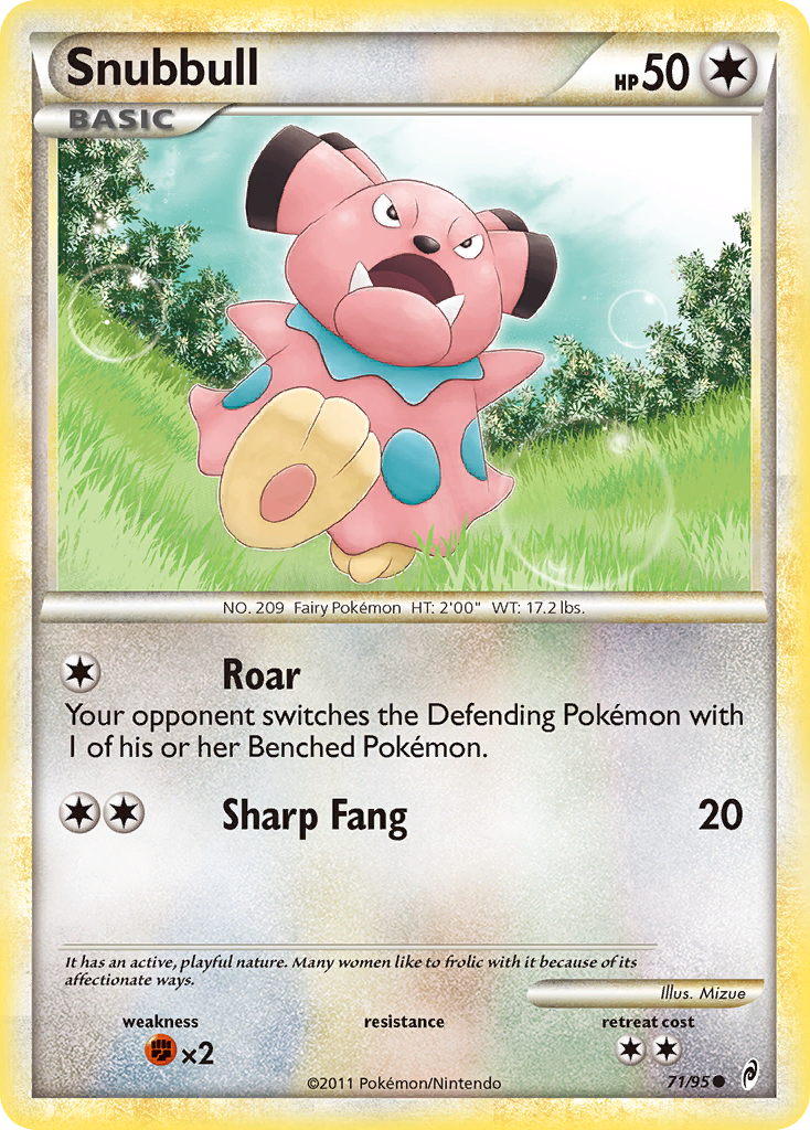 Snubbull (71/95) - Call of Legends Pokémon Card