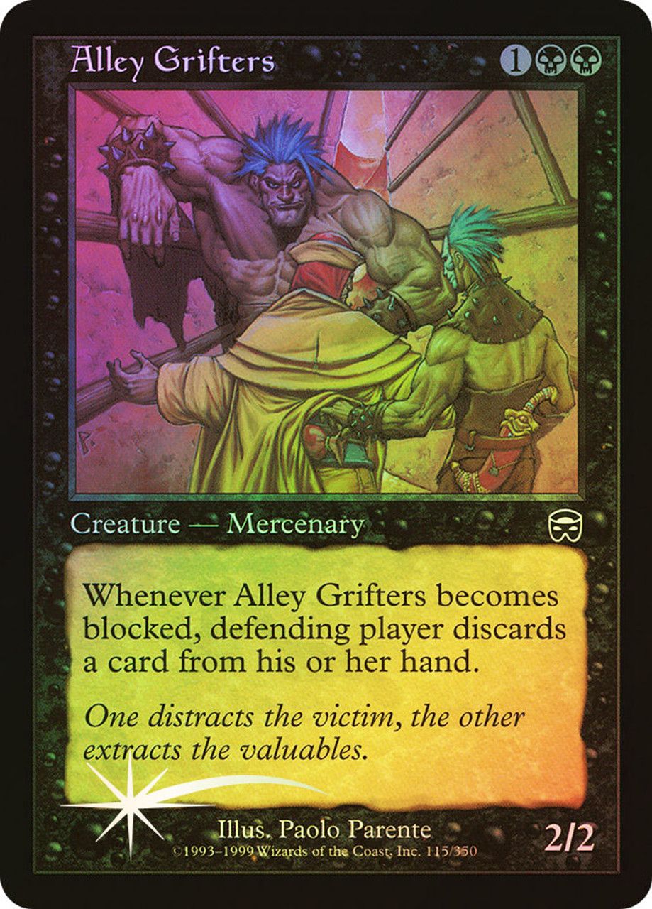 Alley Grifters (Mercadian Masques - Foil) Trading Card