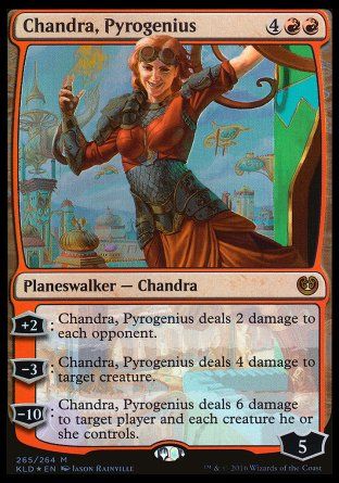 Chandra, Pyrogenius (Kaladesh) Trading Card