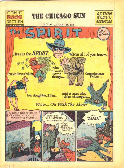 Spirit Section #1/16/1944 Comic