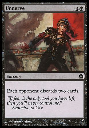 Unnerve (MTG Commander) Trading Card