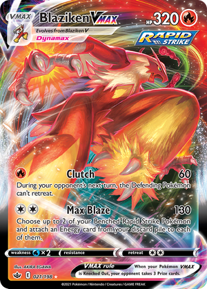 Blaziken VMAX (21/198) - Chilling Reign