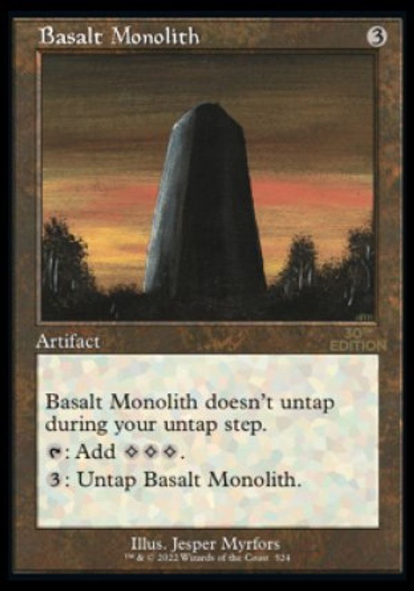 Basalt Monolith (Magic 30th Anniversary Edition - Old Frame)