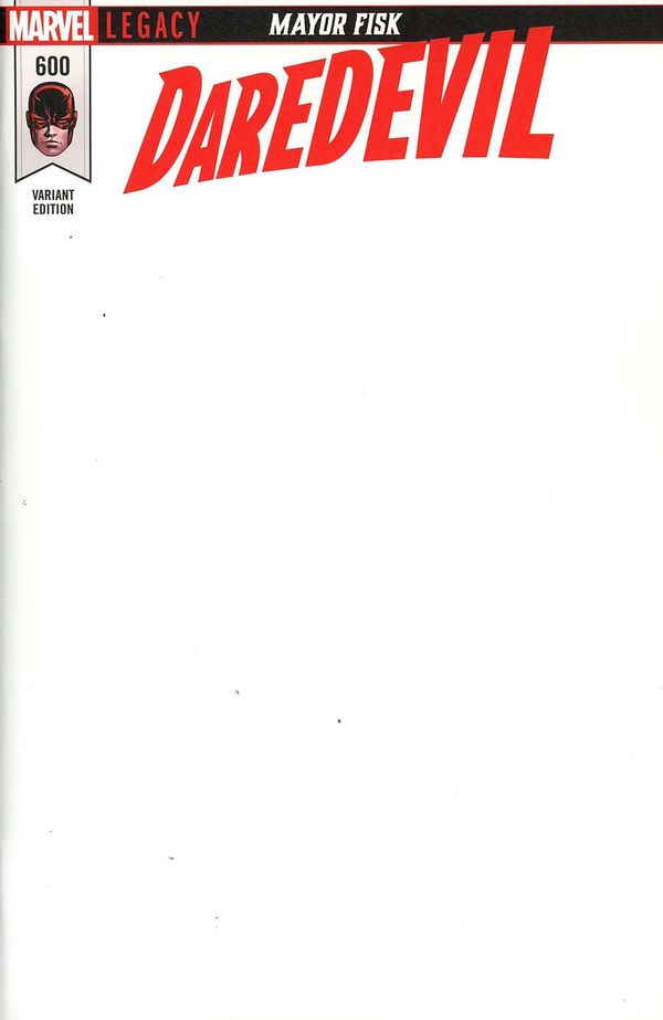Daredevil #600 (Blank Variant Leg)