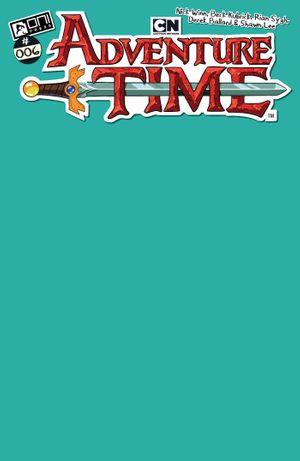 Adventure Time #6 (Cvr C Bmo Teal Blank Sketch Variant)