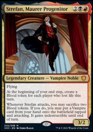 Strefan, Maurer Progenitor (Innistrad Crimson Vow Commander Decks) Trading Card