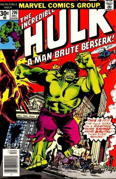 Incredible Hulk #206 Comic