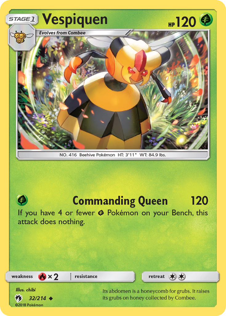 Vespiquen (32/214) - Lost Thunder Pokémon Card