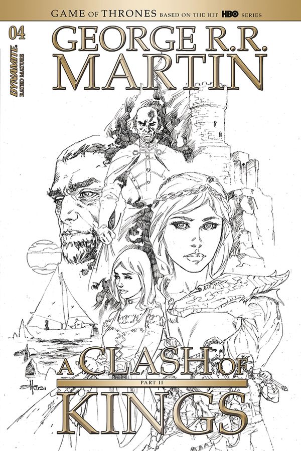 Game of Thrones: A Clash of Kings #4 (20 Copy Rubi B&w Cover)
