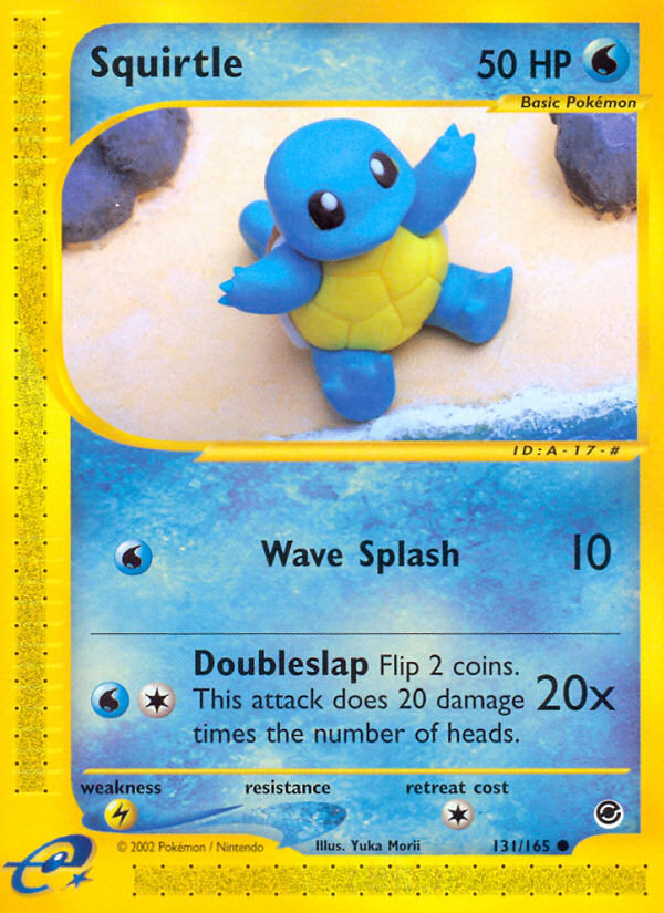 Squirtle (131/165) - Expedition Base Set Pokémon Card