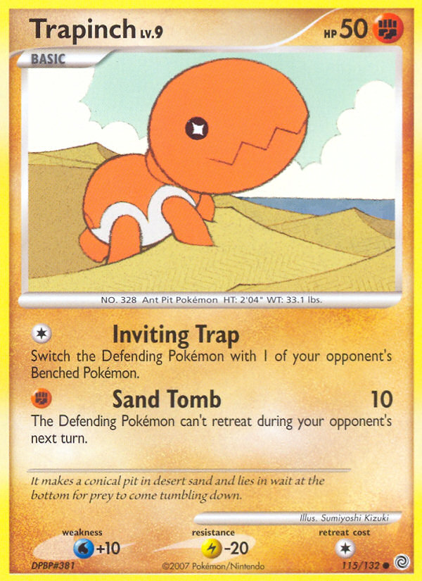 Trapinch (115/132) - Secret Wonders Pokémon Card