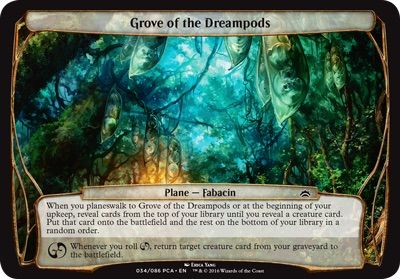 Grove of the Dreampods (Planechase Anthology) Trading Card