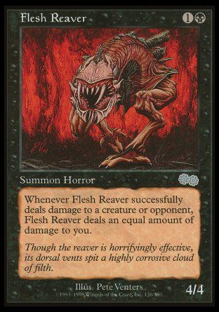 Flesh Reaver (Urza's Saga) Trading Card