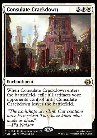 Consulate Crackdown (Aether Revolt) Trading Card