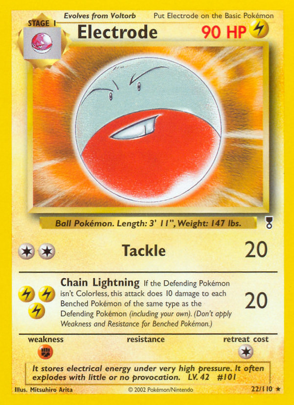 Electrode (22/110) - Legendary Collection Pokémon Card