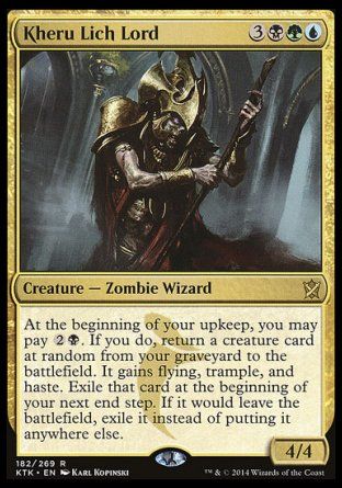 Kheru Lich Lord (Khans of Tarkir) Trading Card