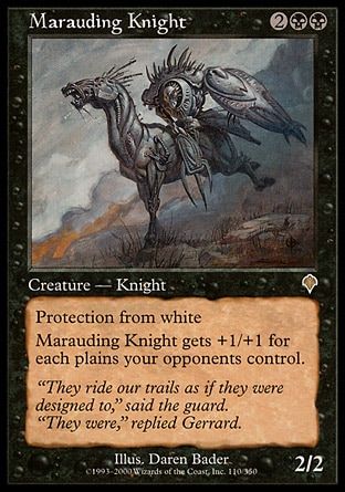 Marauding Knight (Invasion) Trading Card