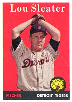 Lou Sleater 1958 Topps #46 Sports Card