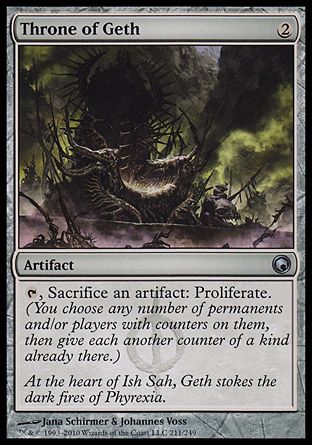 Throne of Geth (Scars of Mirrodin) Trading Card