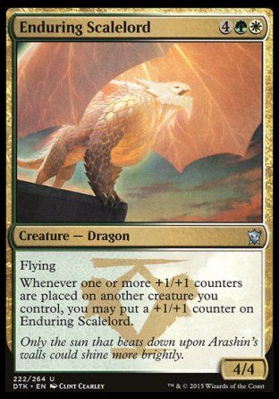 Enduring Scalelord (Dragons of Tarkir) Trading Card