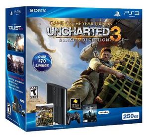 Sony Playstation 3 [250 GB] [Uncharted 3: Game of the Year Bundle]