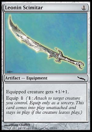 Leonin Scimitar (Mirrodin)