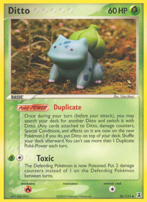 Ditto (36/113) - Delta Species Pokémon Card