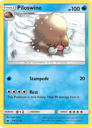 Piloswine (20/111) - Crimson Invasion