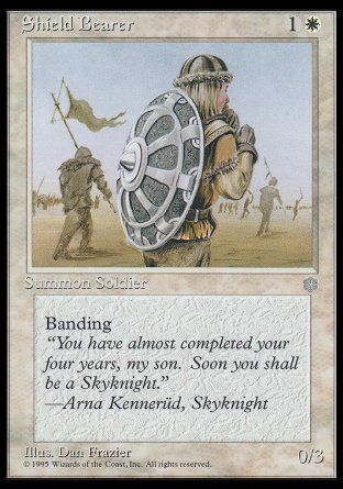 Shield Bearer (Ice Age) Trading Card