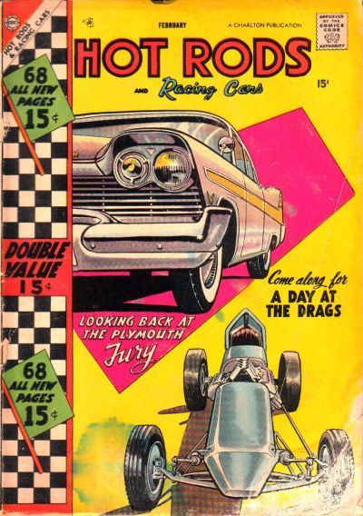 Hot Rods and Racing Cars #34 Comic
