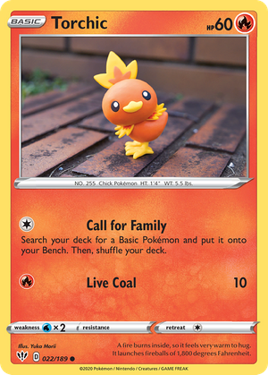 Torchic (22/189) - Darkness Ablaze