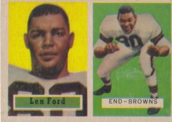 Len Ford 1957 Topps #147 Sports Card